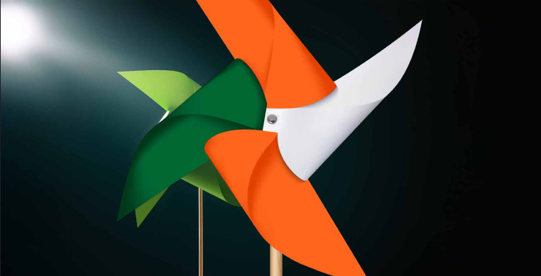 Green Pinwheel Image